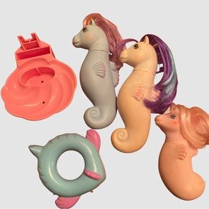 Vintage My Little Pony Sea Ponies Lot